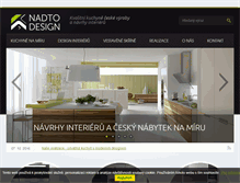 Tablet Screenshot of design-nadto.cz